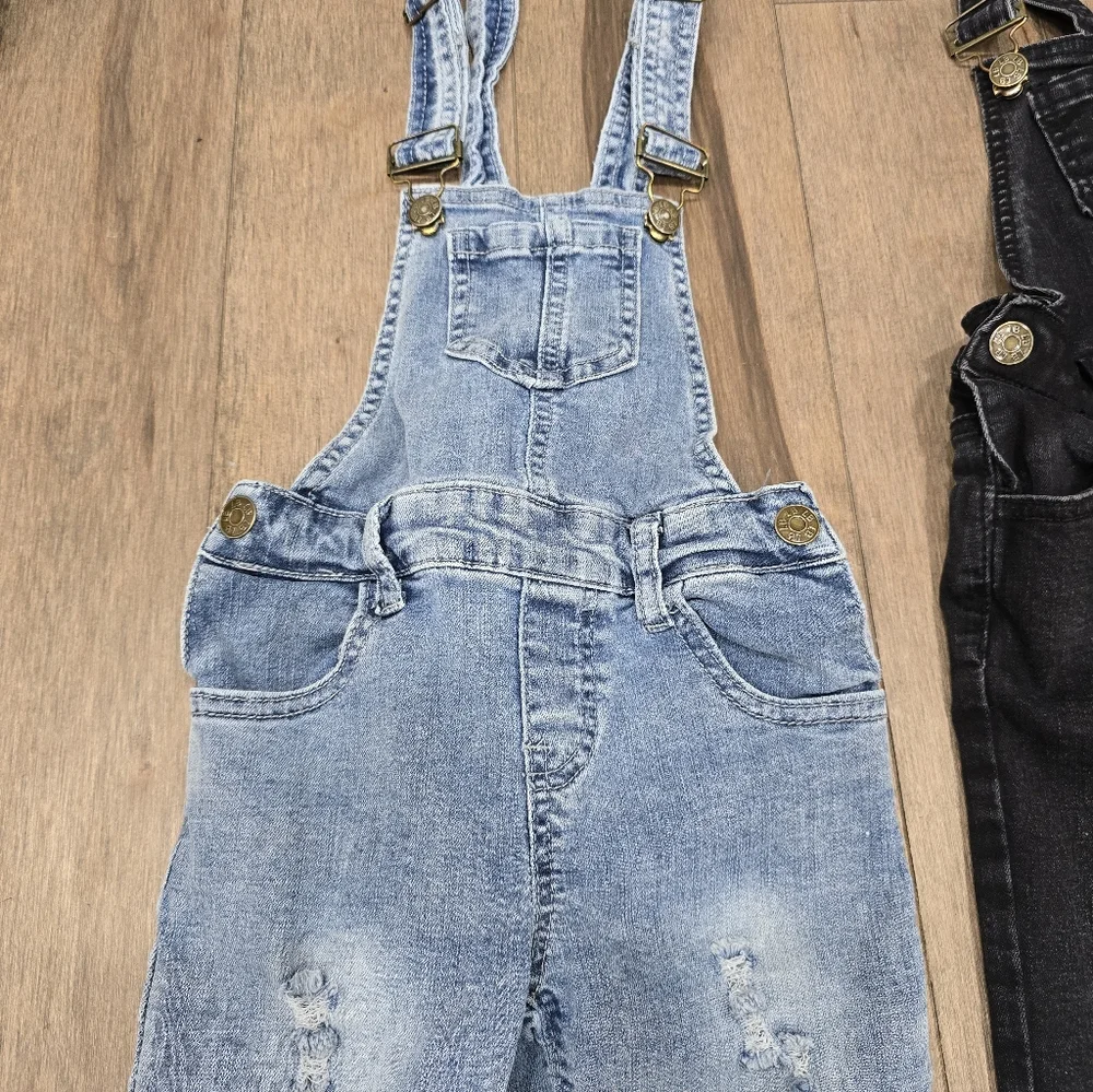 Little Bipsy Overalls Denim Jeans - Picture 3 of 5